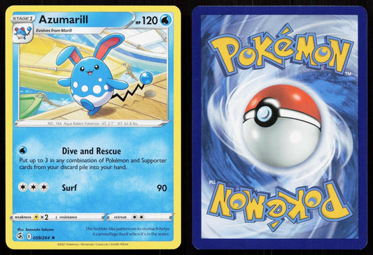 AZUMARILL 059/264 FUSION STRIKE NM - Mastercoins