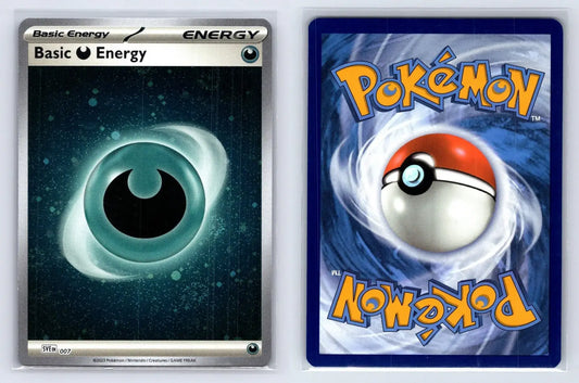 Basic Darkness Energy 007 Scarlet & Violet Energies Pokemon NM - Mastercoins