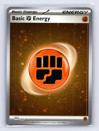 Basic Fighting Energy 006 Scarlet & Violet Energies Pokemon NM - Mastercoins