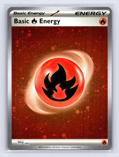 Basic Fire Energy 002 Scarlet & Violet Energies Pokemon NM - Mastercoins