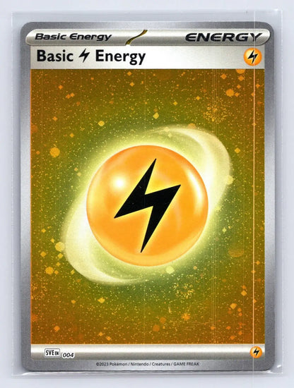 Basic Lightning Energy 004 Scarlet & Violet Energies Pokemon NM - Mastercoins