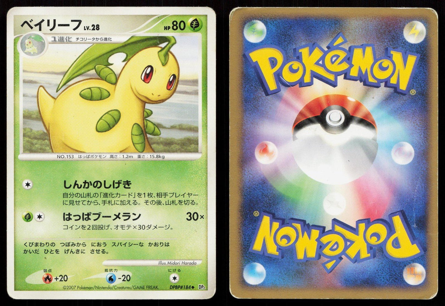Bayleef DPBP184 Secret of the Lakes Japanese - Mastercoins