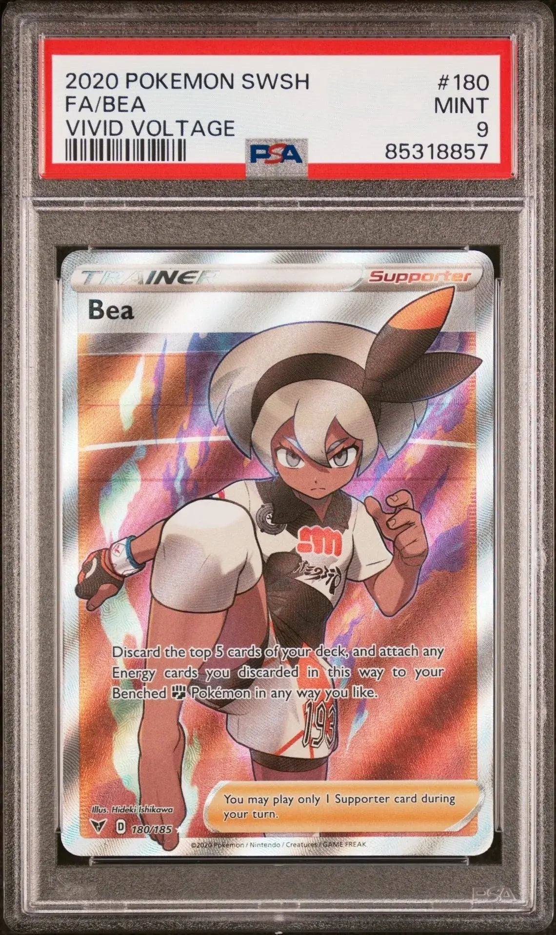 Bea 180 Vivid Voltage PSA 9 - Mastercoins