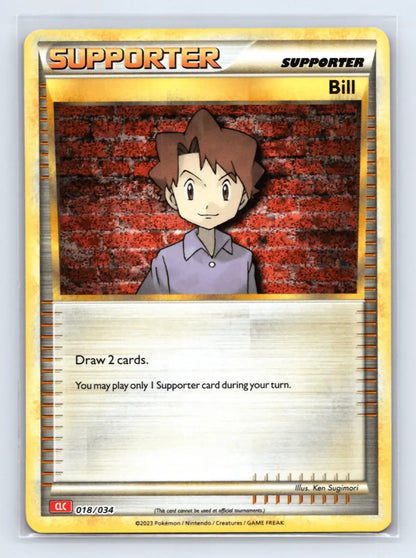 Bill 018/034 TCG Classic Charizard Pokemon Near Mint - Mastercoins
