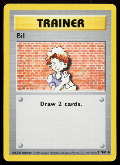 Bill 91/102 Base Set Unlimited Common NM - Mastercoins