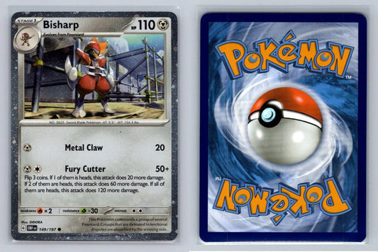 Bisharp 149/197 - Cosmos Holo Promo - Obsidian Flames - Mastercoins