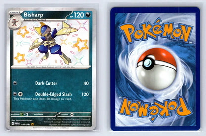 Bisharp 186/091 Paldean Fates Pokemon NM - Mastercoins