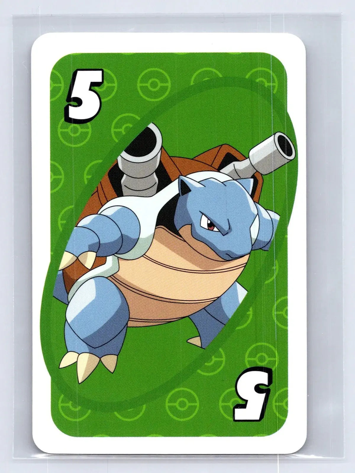 Blastoise GREEN Pokémon UNO Japanese Card - Mastercoins