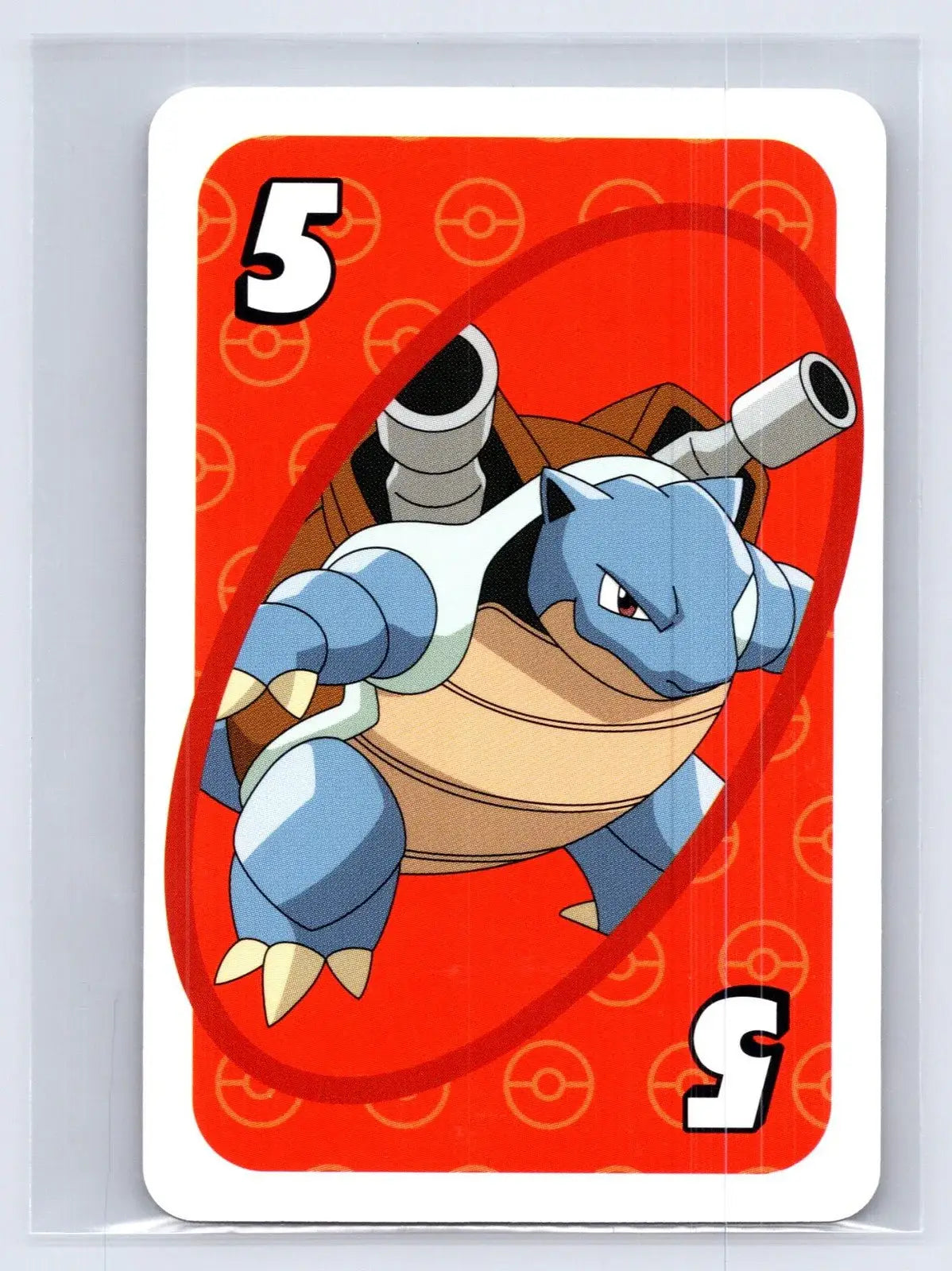 Blastoise RED Pokémon UNO Japanese Card - Mastercoins
