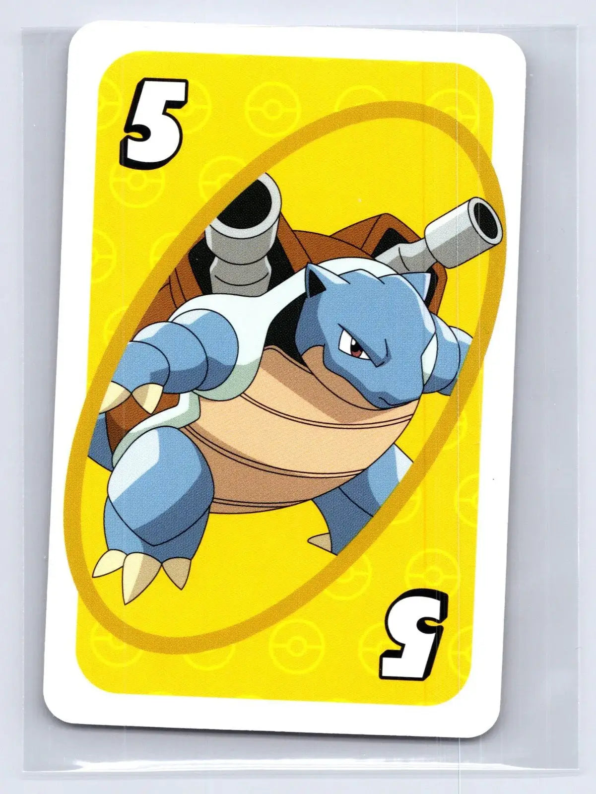 Blastoise Yellow Pokémon UNO Japanese Card - Mastercoins