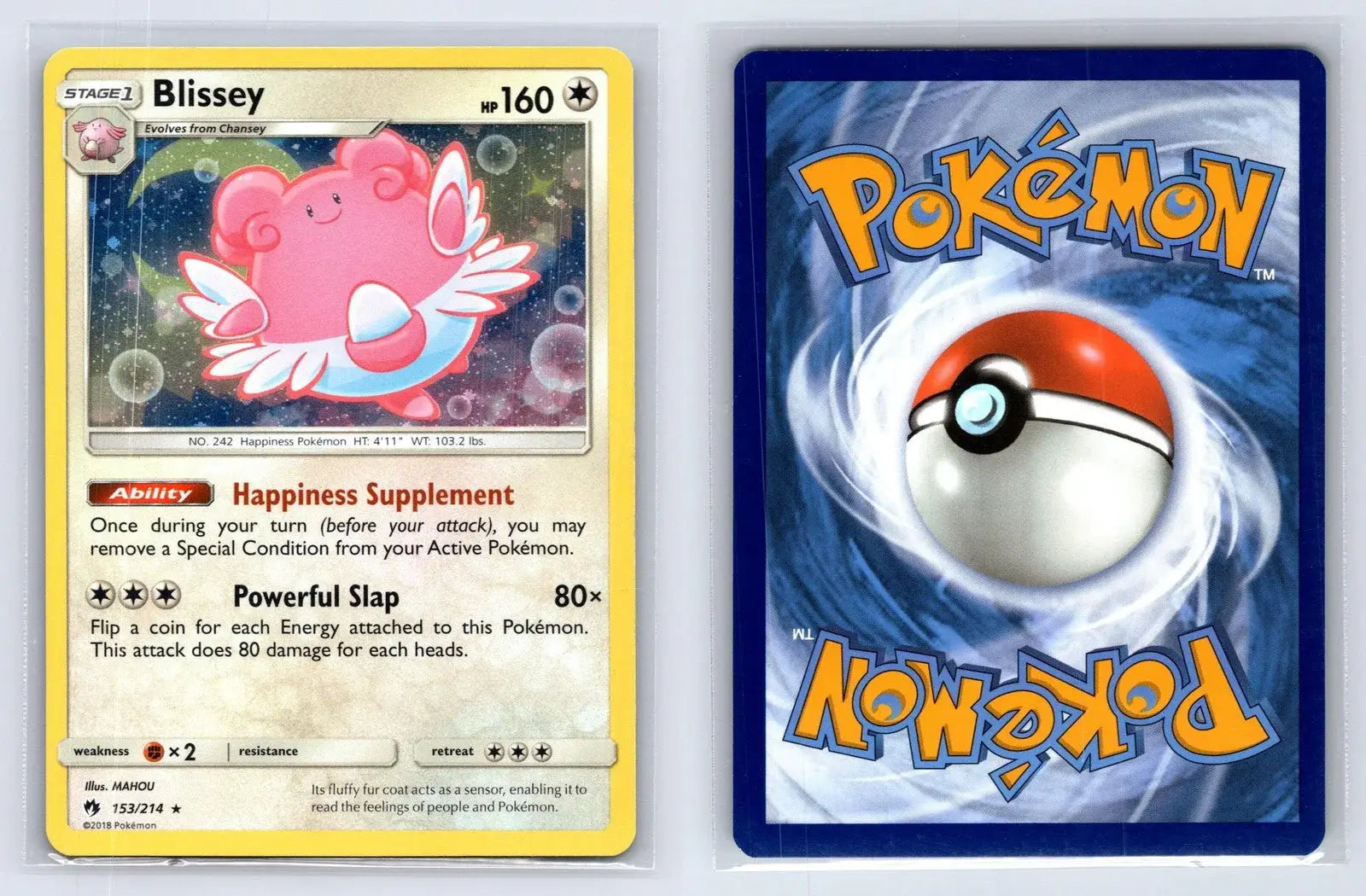 Blissey 153/214 Lost Thunder Pokemon NM - Mastercoins