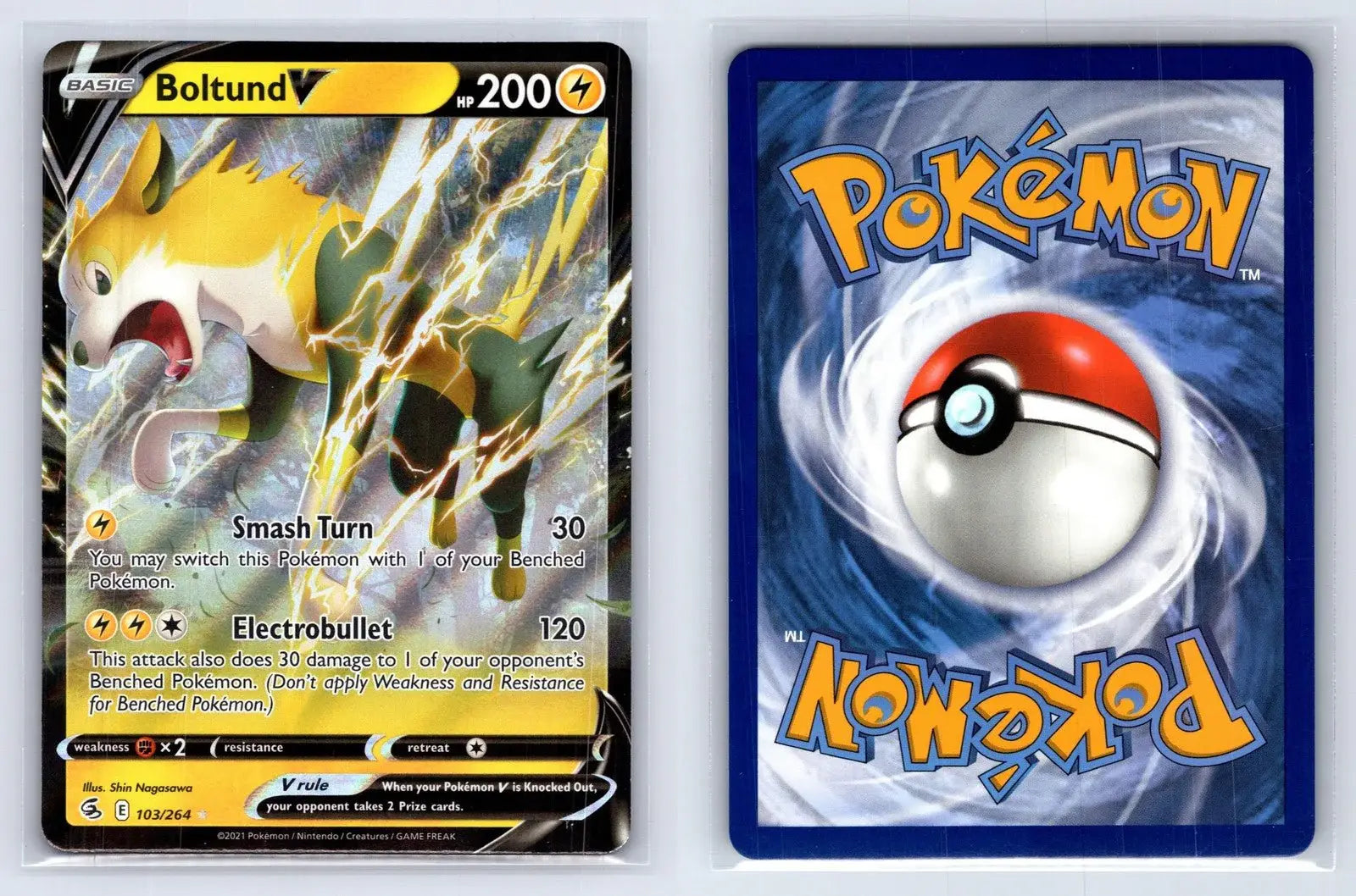 Boltund V 103/264 Fusion Strike Pokemon NM - Mastercoins