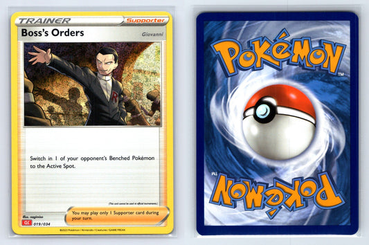 Boss's Orders 019/034 Classic Collection CLC Pokemon Near Mint - Mastercoins
