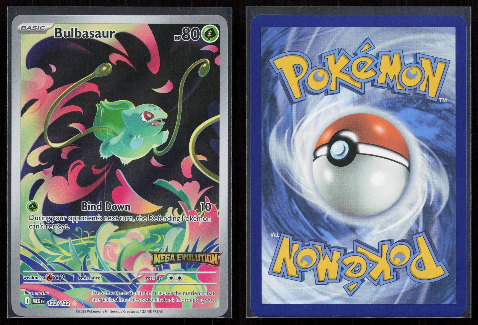 BULBASAUR 133/132 MEGA EVOLUTION NM - Mastercoins