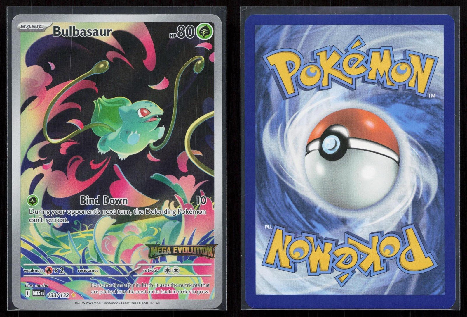 BULBASAUR 133/132 MEGA EVOLUTION NM - Mastercoins