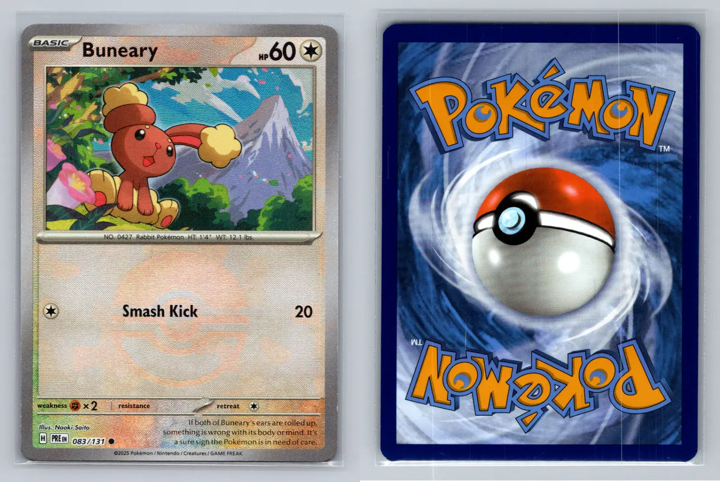 Buneary 083/131 - PokeBall Holo - Prismatic Evolutions - Mastercoins
