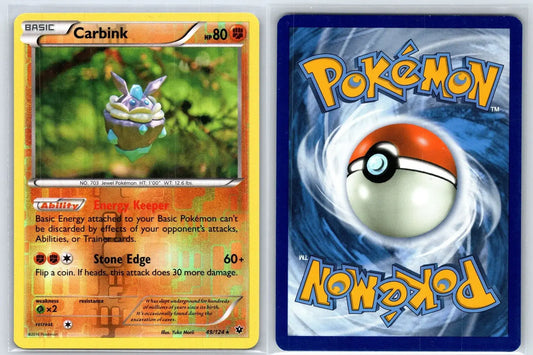 Carbink 49/124 Reverse Holo Fates Collide Pokemon NM - Mastercoins