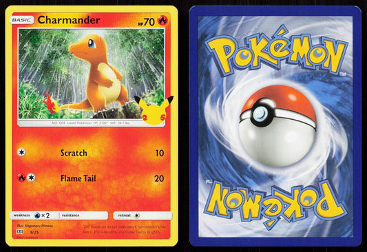 CHARMANDER 009/025 MCDONALD'S 25TH ANNIVERSARY PROMOS NM - Mastercoins