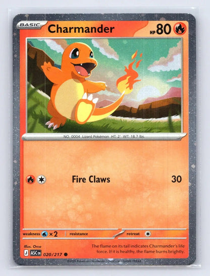 Charmander 020/217 Cosmos Holo Promo ME: Ascended Heroes Pokemon NM - Mastercoins