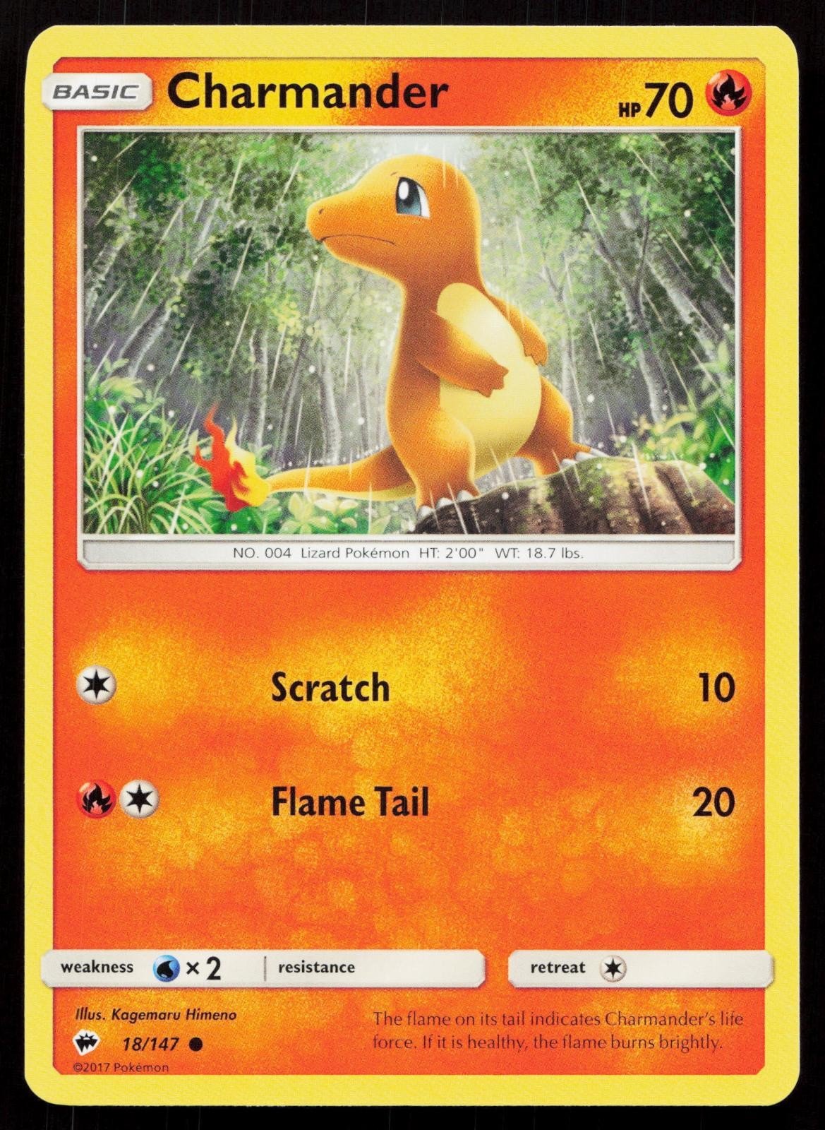 CHARMANDER 18/147 BURNING SHADOWS NM - Mastercoins