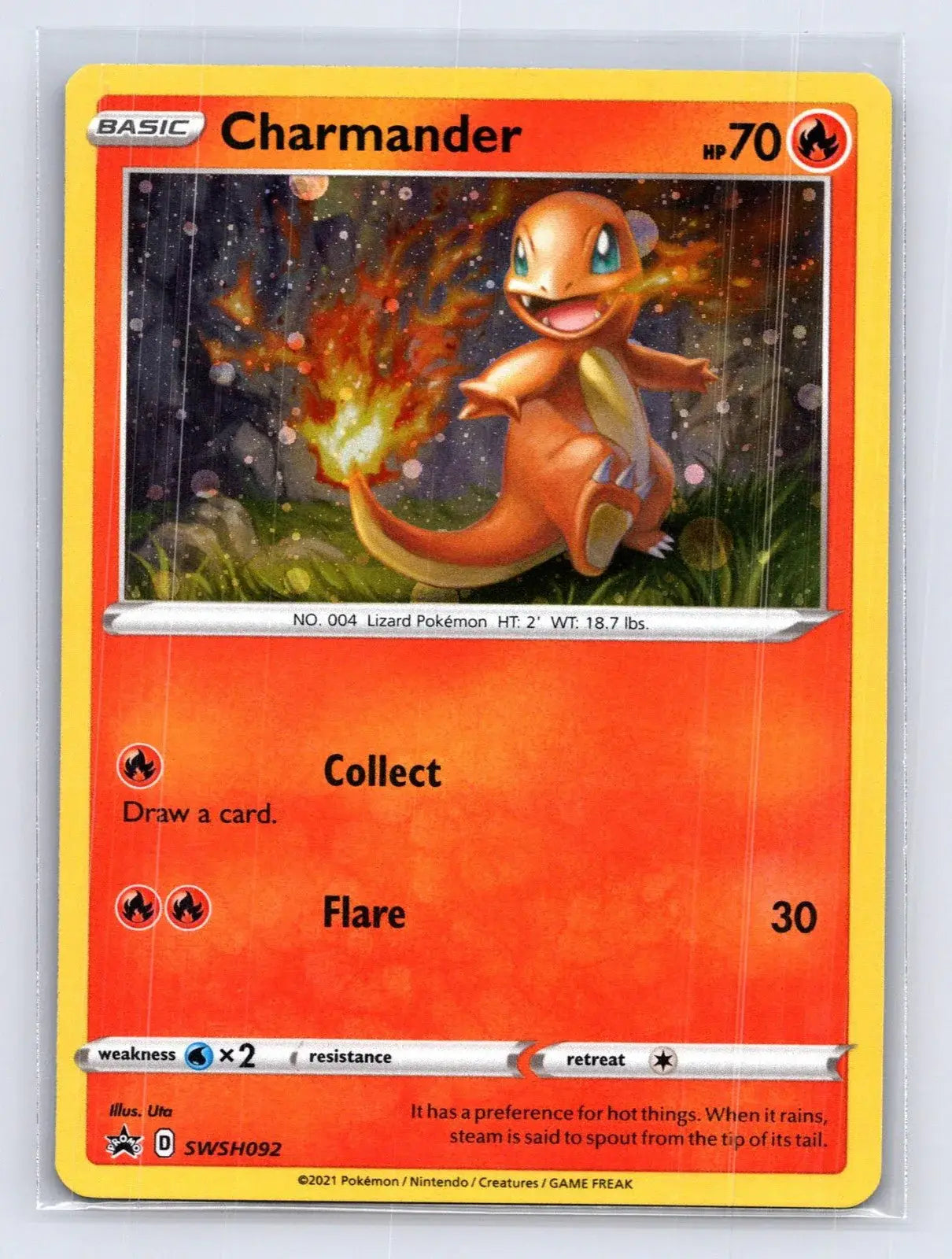 Charmander SWSH092 SWSH Black Star Pokemon NM - Mastercoins