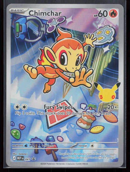 CHIMCHAR 041 ME: MEGA EVOLUTION PROMO NM - Mastercoins
