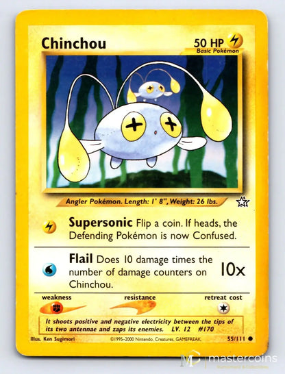 Chinchou 55/111 Neo Genesis Pokemon MP - Mastercoins