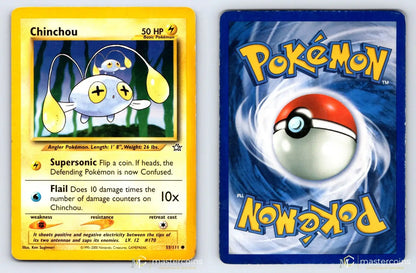 Chinchou 55/111 Neo Genesis Pokemon MP - Mastercoins