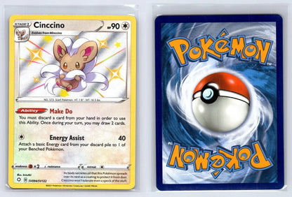 Cinccino SV094/SV122 Shining Fates Shiny Vault Pokemon NM - Mastercoins