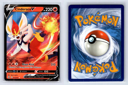 Cinderace V 043/264 Fusion Strike Pokemon NM - Mastercoins