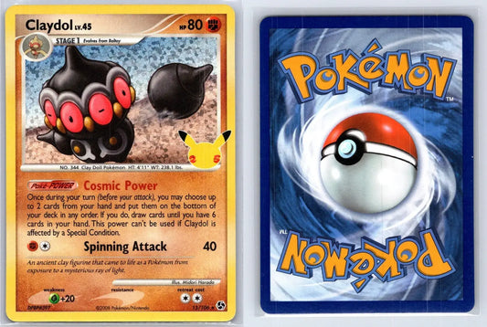 Claydol 15/106 25th Celebrations: Classic Collection Pokemon NM - Mastercoins