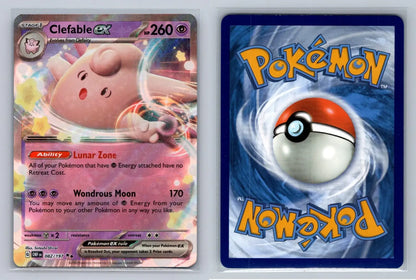 Clefable ex 082/197 Obsidian Flames OBF Pokemon Card
