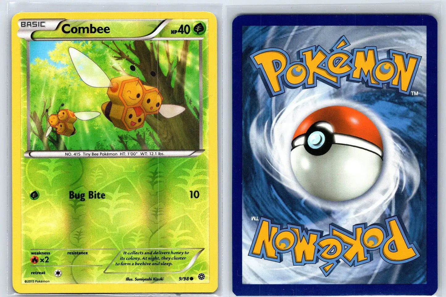 Combee 9/98 Reverse Holo Ancient Origins Pokemon NM - Mastercoins