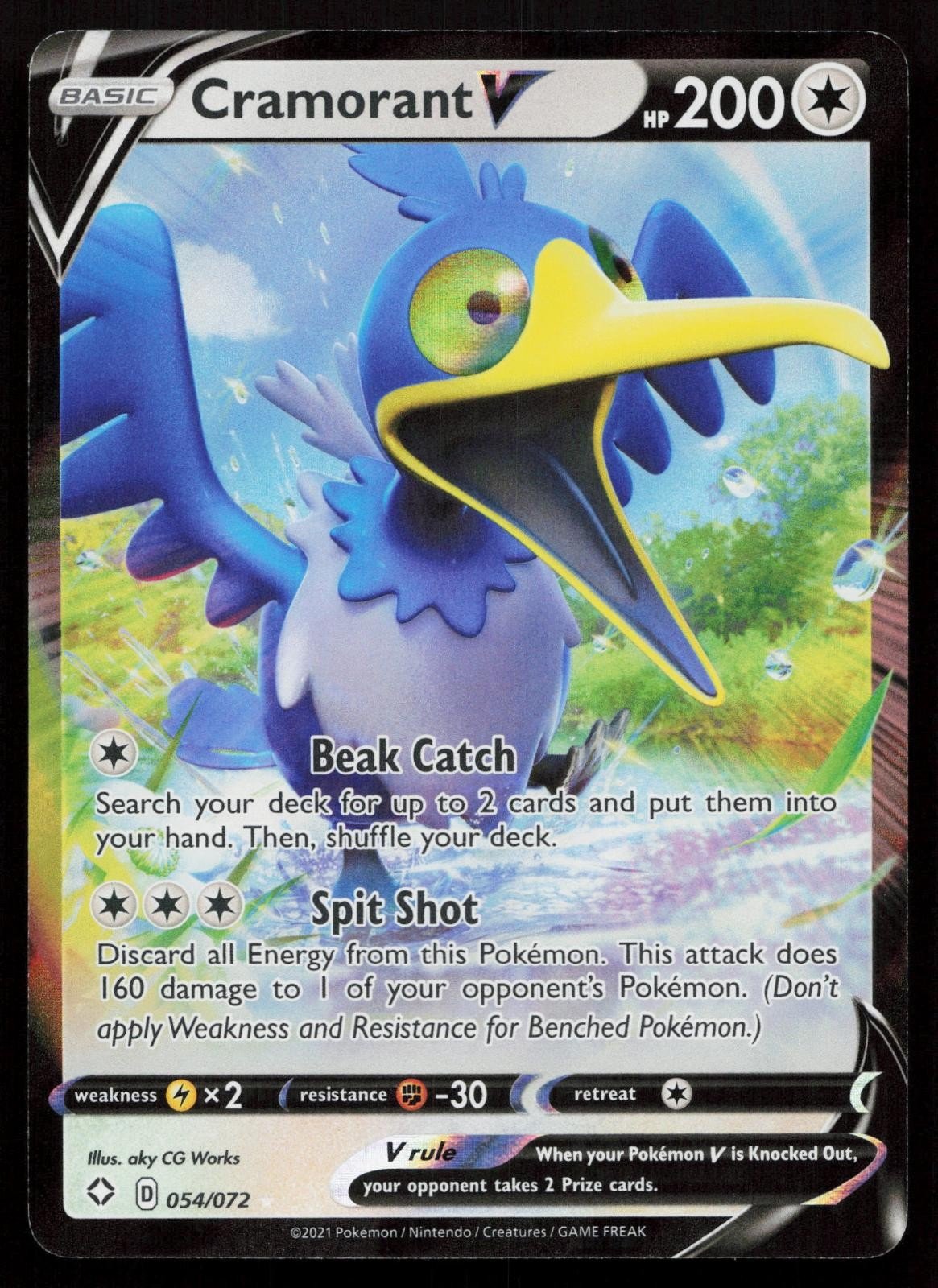 CRAMORANT V 054/072 SHINING FATES NM - Mastercoins