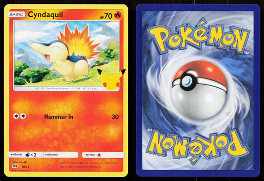 CYNDAQUIL 010/025 MCDONALD'S 25TH ANNIVERSARY PROMOS NM - Mastercoins