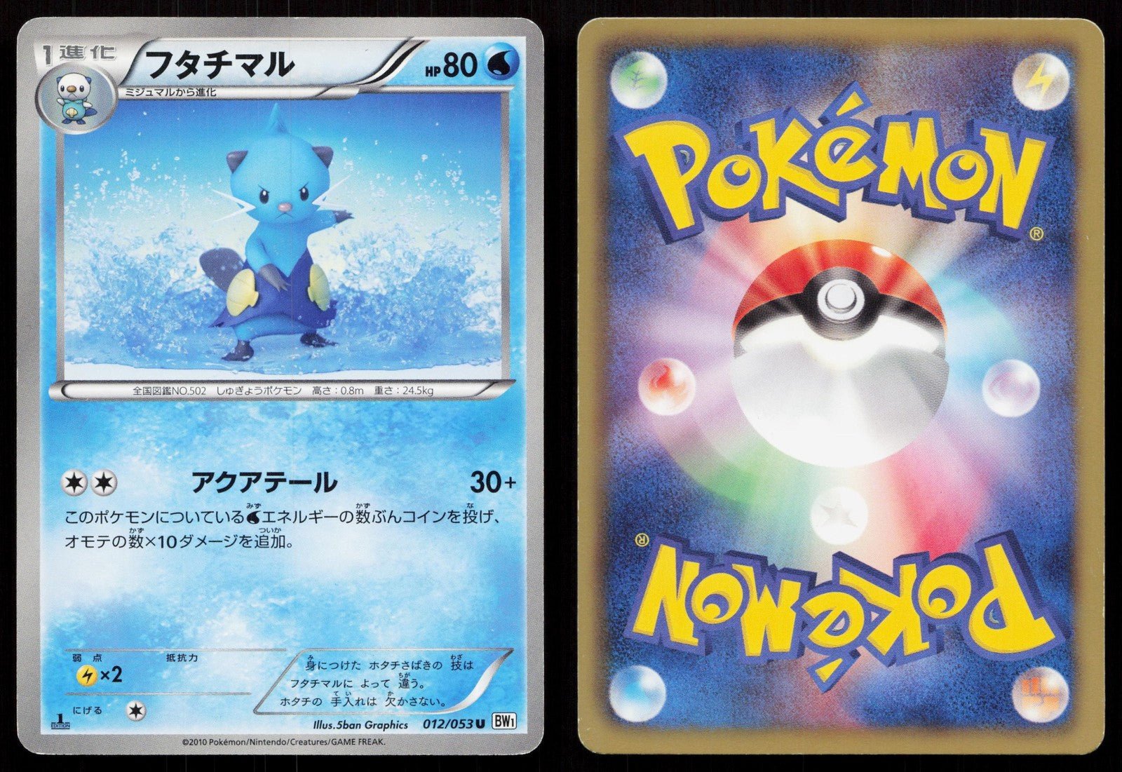 DEWOTT 012/053 WHITE COLLECTION POKEMON JAPANESE LP - Mastercoins