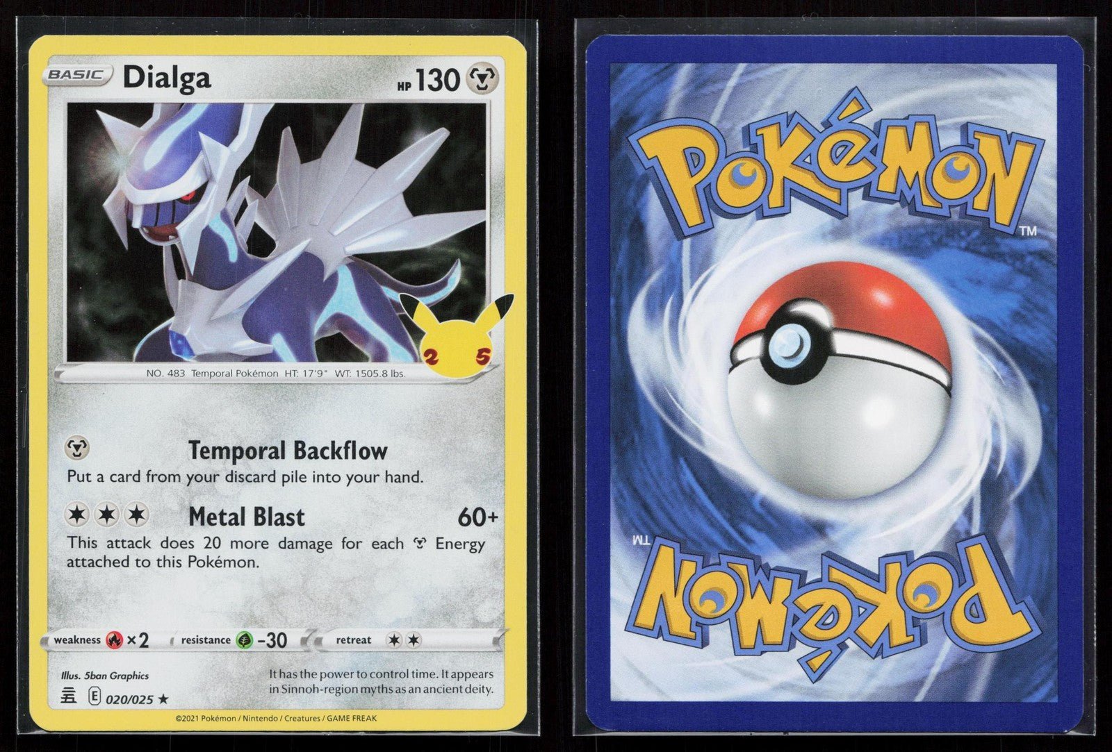 DIALGA 020/025 CELEBRATIONS NM - Mastercoins