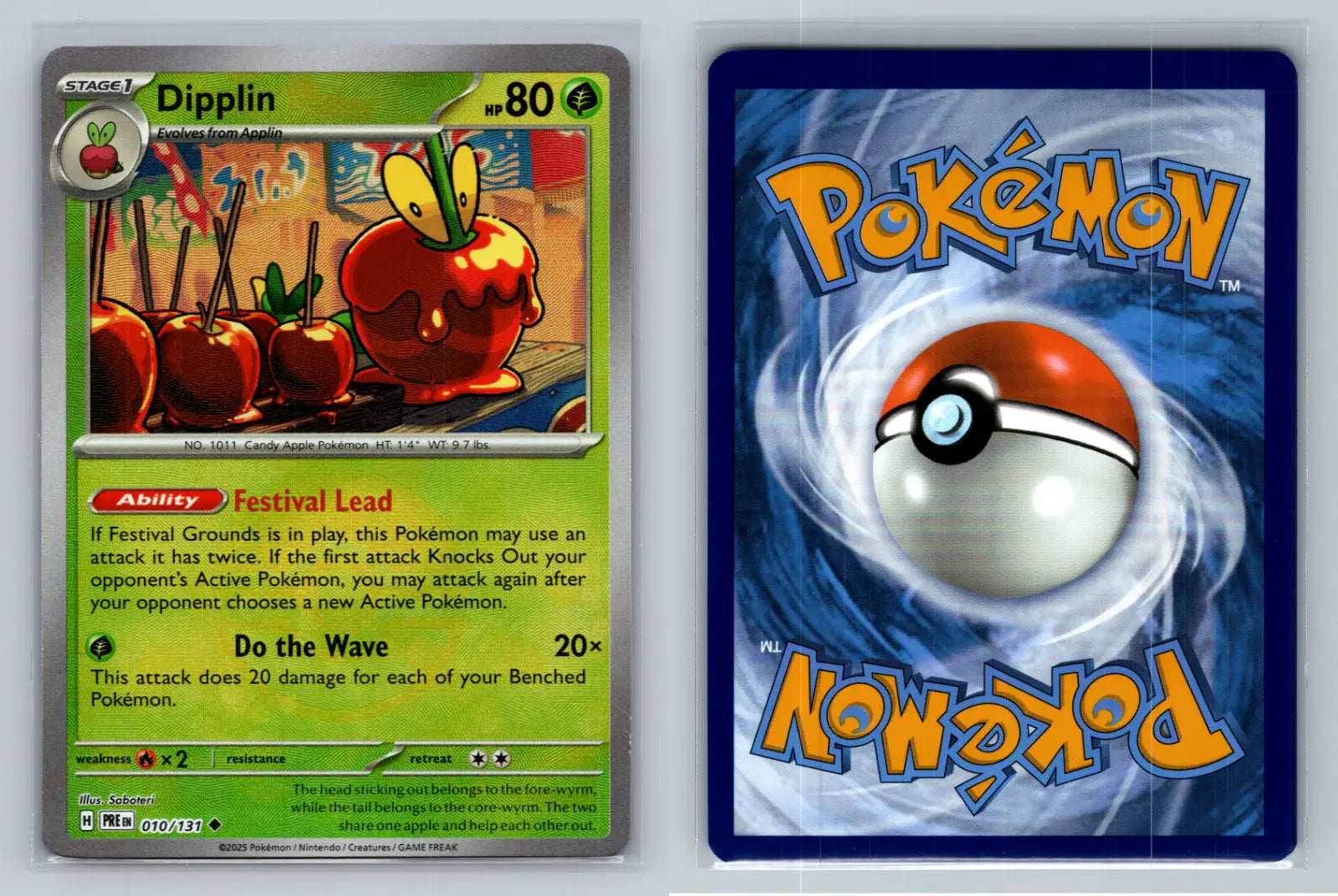 Dipplin 010/131 - Prismatic Evolutions Pokeball Holo - Mastercoins