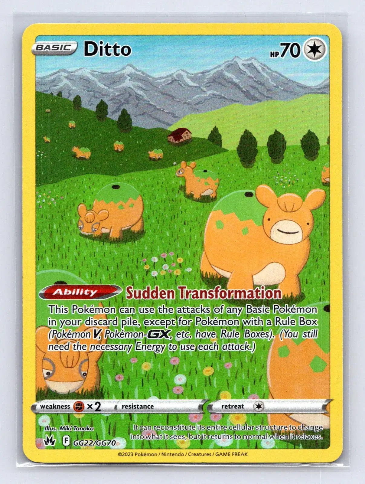 Ditto GG22/GG70 Crown Zenith Galarian Gallery Pokemon NM - Mastercoins