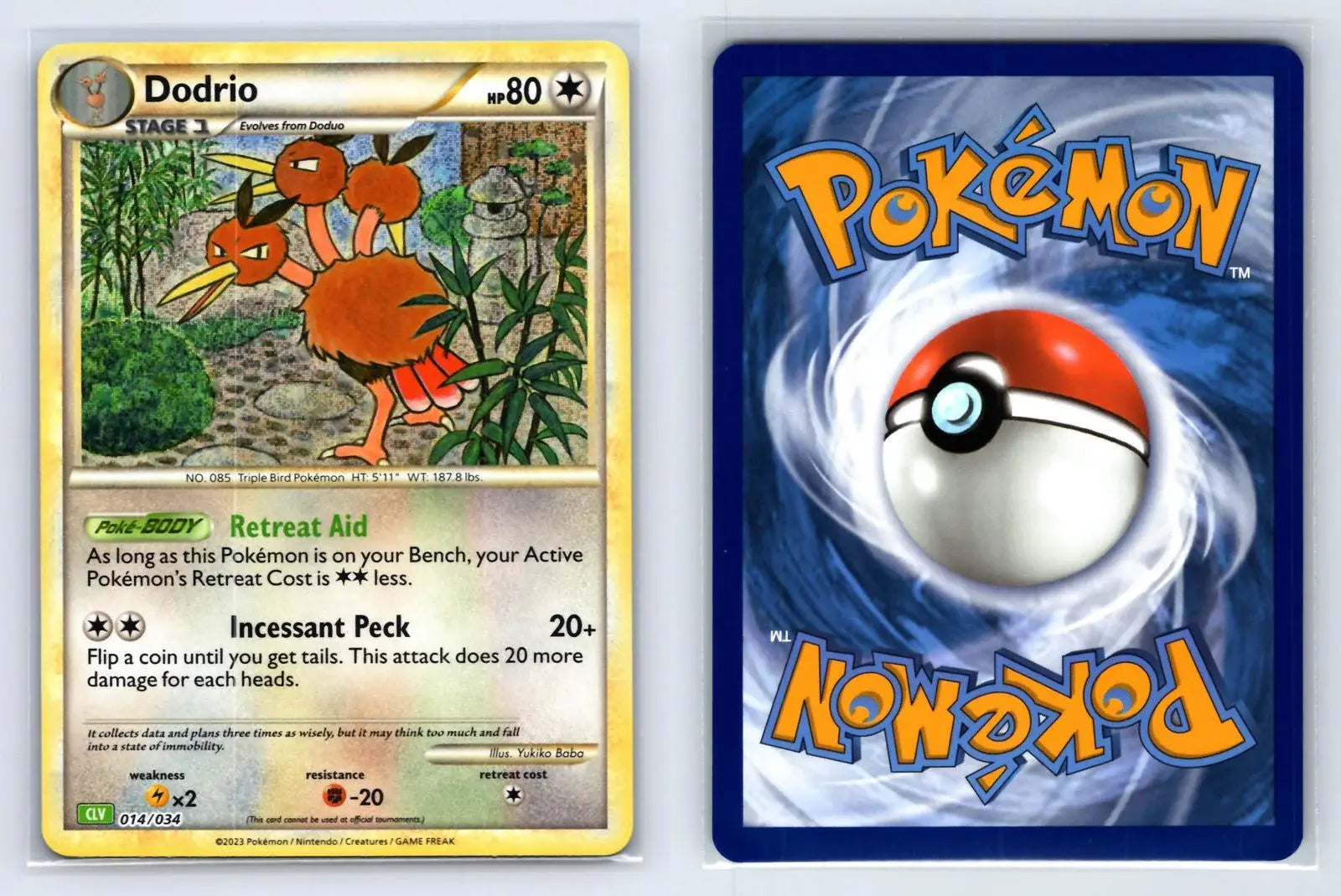 Dodrio 014/034 TCG Classic Venusaur Pokemon Near Mint - Mastercoins