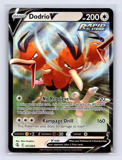 Dodrio V 201/264 Fusion Strike Pokemon NM - Mastercoins