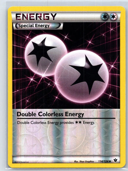Double Colorless Energy 114/124 Reverse Holo Fates Collide Pokemon NM - Mastercoins