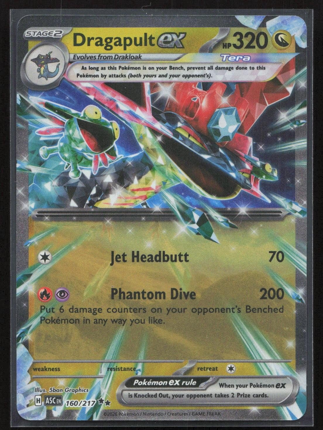 Dragapult ex 160/217 Ascended Heroes Ultra Rare NM - Mastercoins