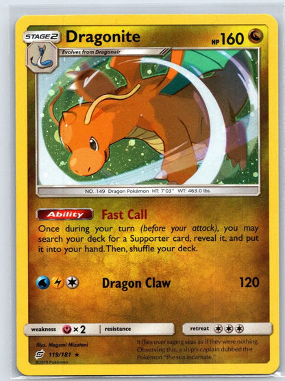 Dragonite 119/181 Team Up Pokemon NM - Mastercoins