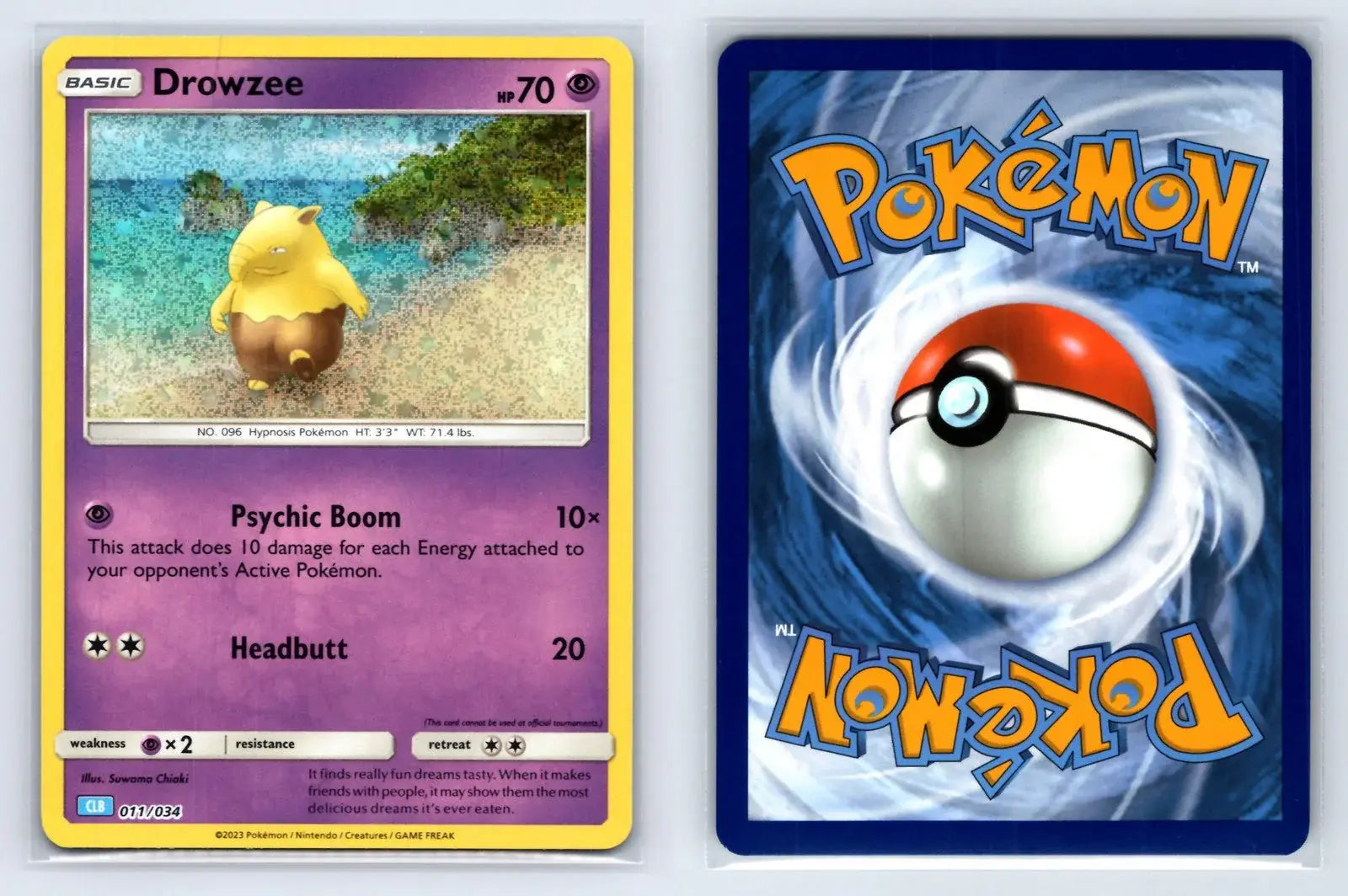 Drowzee 011/034 TCG Classic Blastoise Pokemon Near Mint - Mastercoins