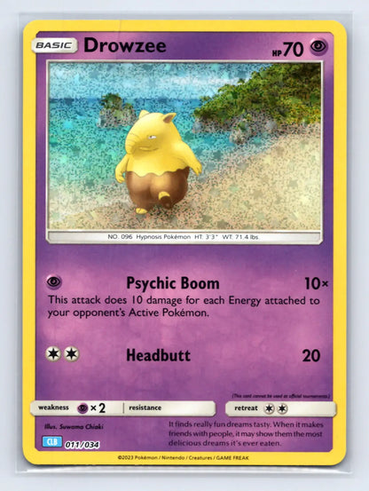 Drowzee 011/034 TCG Classic Blastoise Pokemon Near Mint - Mastercoins