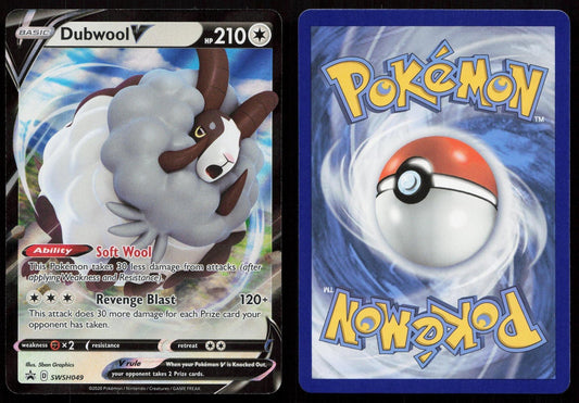 DUBWOOL V SWSH049 SWORD & SHIELD PROMO NM - Mastercoins