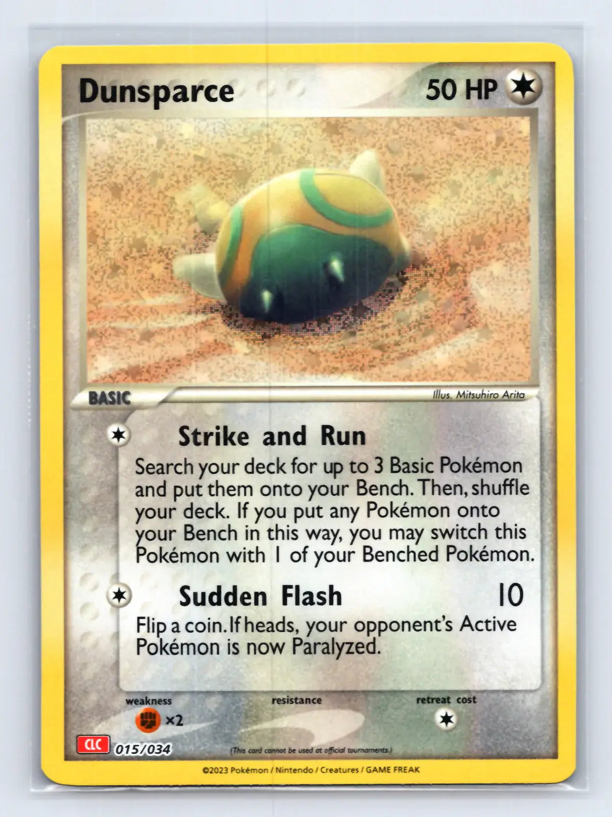 Dunsparce 015/034 Classic Collection CLC Pokemon Near Mint - Mastercoins