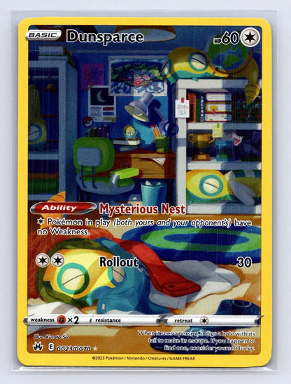 Dunsparce GG23/GG70 Crown Zenith Galarian Gallery Pokemon NM - Mastercoins