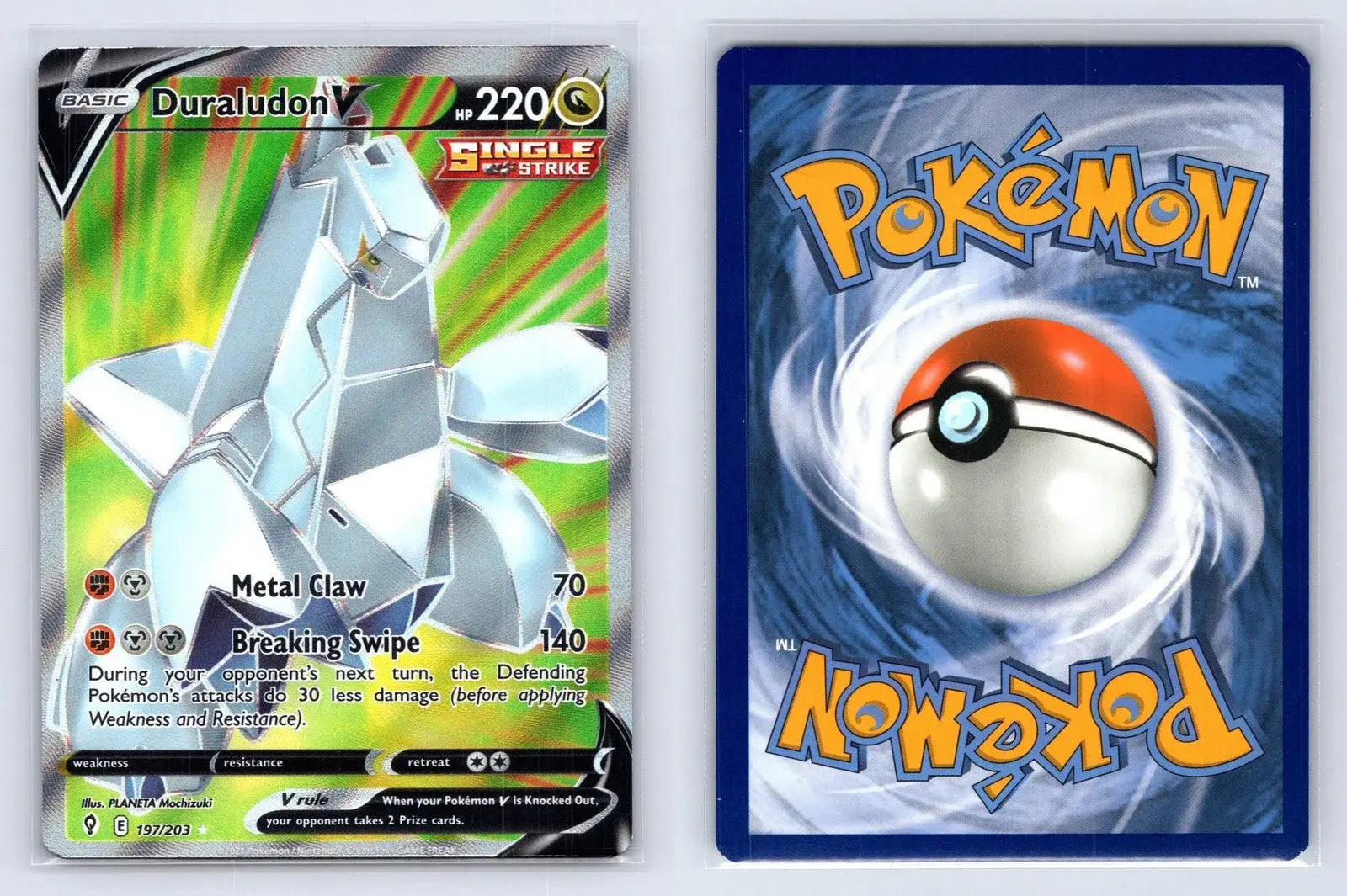 Duraludon V 197/203 Evolving Skies Pokemon NM - Mastercoins